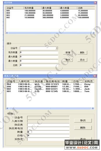 库存管理系统的设计与实现