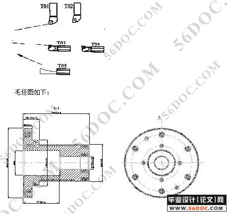 CA6140填料箱盖的车削加工(工序卡片,数控程序编制)