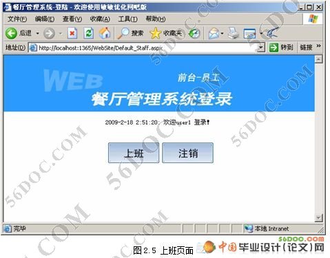 餐厅管理系统(人员管理)的设计与实现(ASP.NET2.0+ACCESS+SQL)