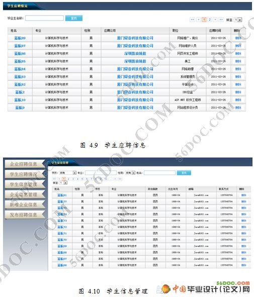 高校毕业生就业管理信息系统(VS2008+SQL2008)