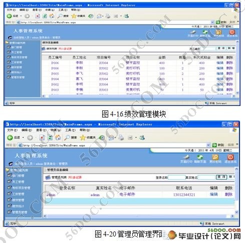 公司员工(人事)档案管理系统设计(ASP.NET2.0)