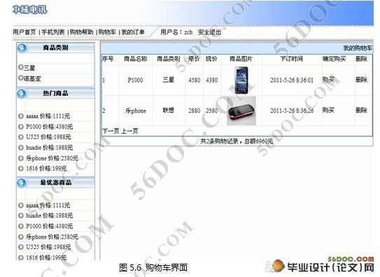 中域电讯手机销售网站设计(ASP.NET2.0,C#,SQL2000)