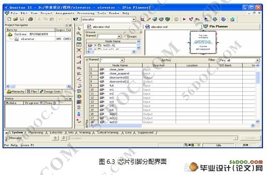 基于FPGA的自动升降电梯控制系统设计(VHDL)