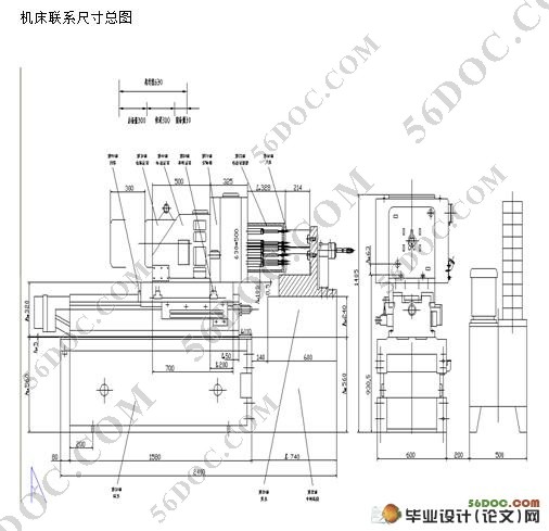 车床主轴箱箱体右侧10-M8螺纹底孔组合钻床设计