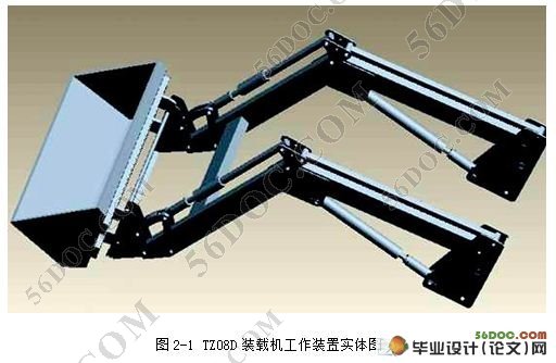 装载机的工作机构的设计(CAD,ProE三维造型)☆