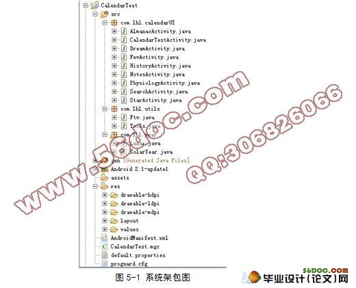 基于安卓Android平台万年历系统设计与实现