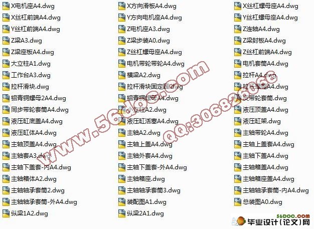 某模具加工车间经济专用型桥式龙门铣床整体设计