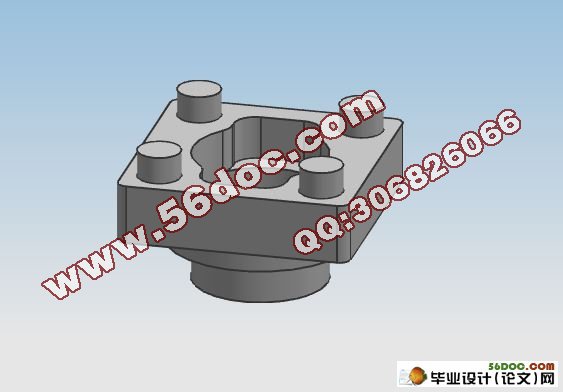 典型铣削零件的数控加工工艺及编程(UG三维,CAD)