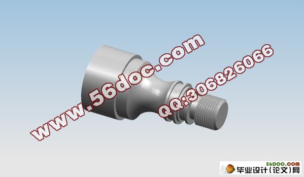 简易典型轴的车削工艺设计(UG三维,CAD)
