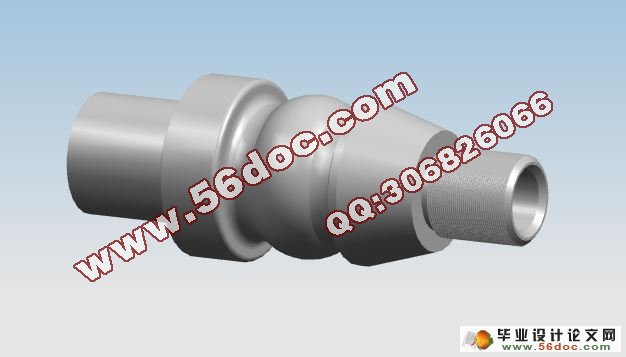 典型轴零件的数控车削加工工艺及程序设计(UG三维,CAD)