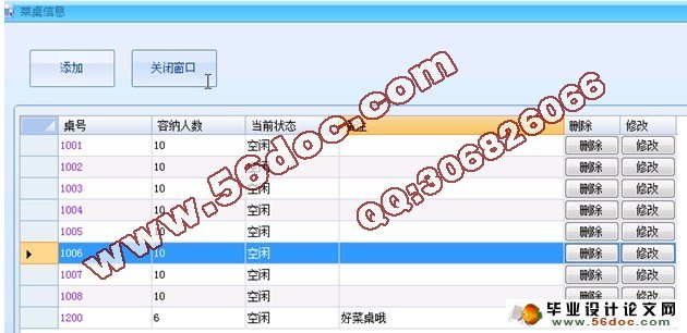 基于WebService点菜订餐系统的设计(C#,C/S,SQL)(含录像)(