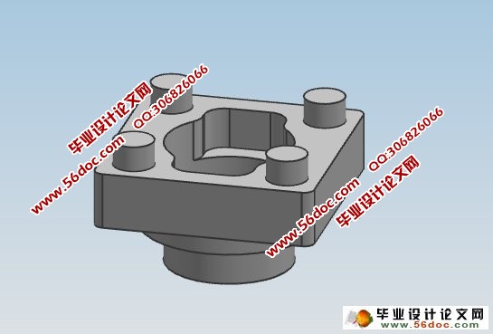 典型铣削零件的数控加工工艺及编程(CAD,UG