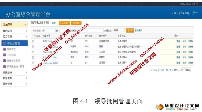 办公室综合管理平台开发(JSP,Oracle)