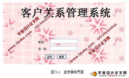 客户关系管理系统的设计与实现(JSP,SQLServer)