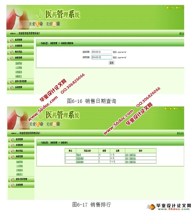 医院药品管理系统的设计与实现(MyEclipse,MySQL)