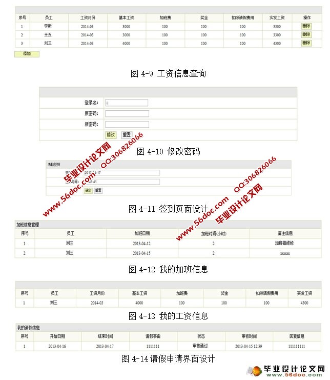 基于JAVA三大框架人事考勤系统的设计与实现(SSH,MySQL)