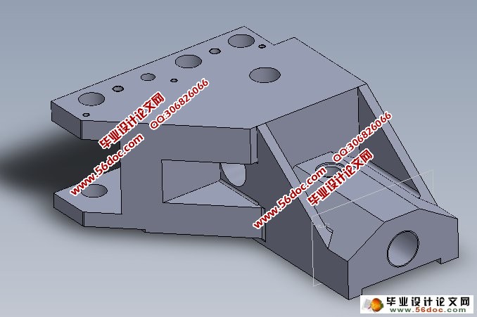 定位块Ⅱ加工工艺与其∅45孔和76槽加工夹具设计(CAD,SolidWorks)