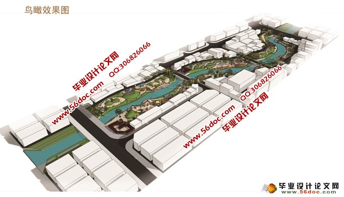 城市滨水景观规划设计(附效果图,动画,3D模型,CAD图,展板)