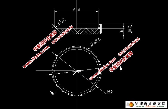 ���ͱ���(����Ͱ��)ע��ģ�����(��CAD���ͼװ��ͼ)