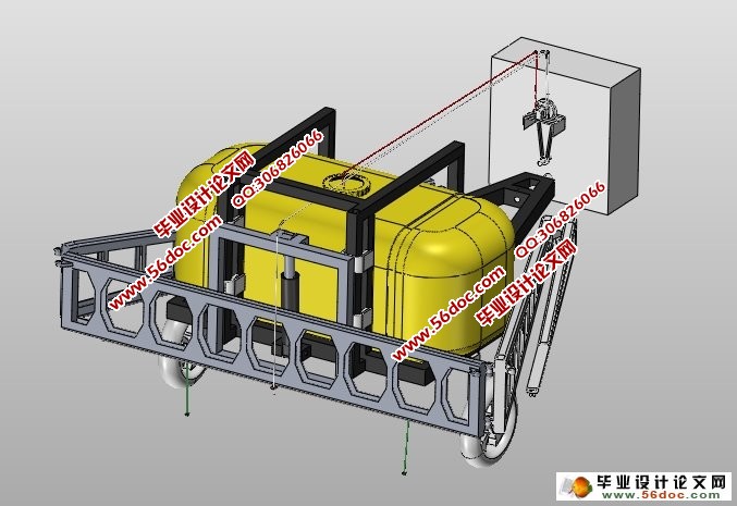 车载式喷药机的设计(农业机械)(含CAD图,SolidWorks三维)