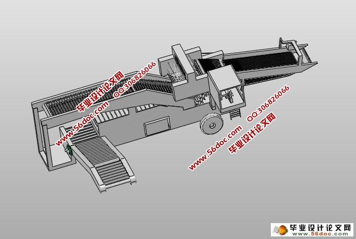 番茄收获机的设计(农业机械)(含CAD图,SolidWorks三维)