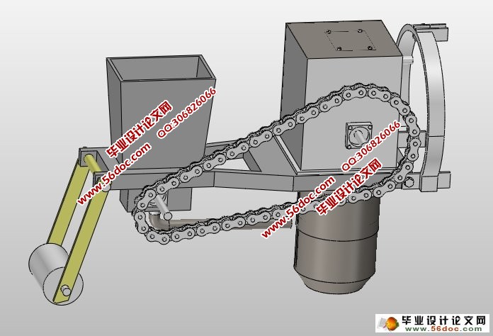 果园挖穴施肥机的设计(农业机械)(含CAD图,SolidWorks三维)