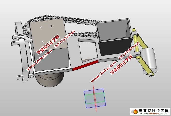 果园挖穴施肥机的设计(农业机械)(含CAD图,SolidWorks三维)
