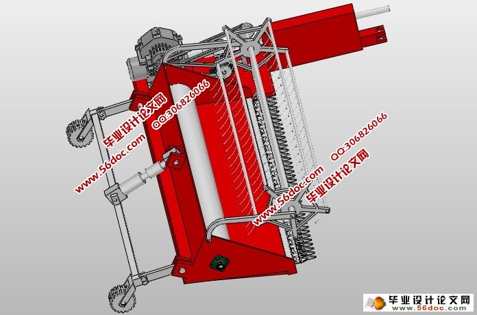 苜蓿收获机的设计(农业机械)(含CAD图,SolidWorks三维)