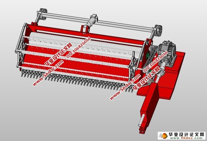 苜蓿收获机的设计(农业机械)(含CAD图,SolidWorks三维)