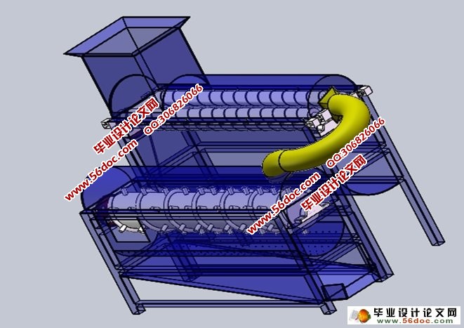 玉米剥皮脱粒一体机的设计(农业机械)(含CAD图,SolidWorks三维)
