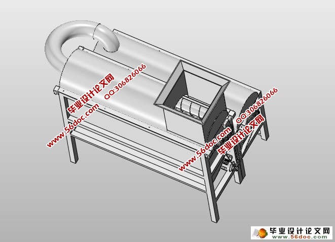 玉米剥皮脱粒一体机的设计(农业机械)(含CAD图,SolidWorks三维)