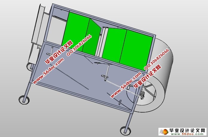 小茴香(风筛式)清选机的设计(农业机械)(含CAD图,SolidWorks三维)