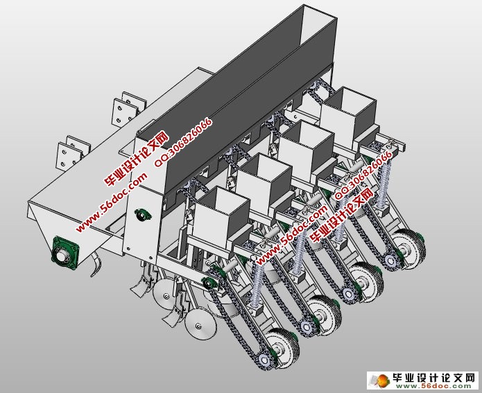 玉米播种机的设计(农业机械)(含CAD图,SolidWorks三维)