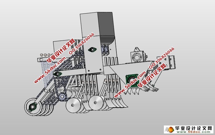 玉米播种机的设计(农业机械)(含CAD图,SolidWorks三维)