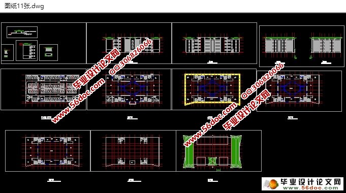 广州市13600平米图书馆脚手架施工方案设计(含CAD图)