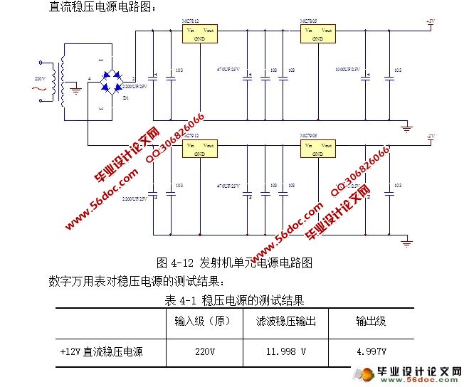 单工无线发射接收系统的设计