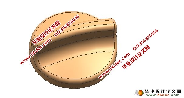 旋转钮扣模具设计(UG三维,含模流分析)
