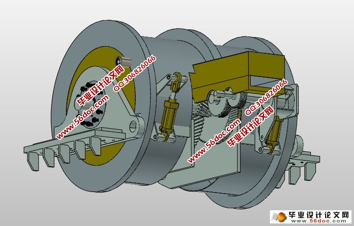液压防爆提升机的设计和优化(含CAD图,PROE三维图)