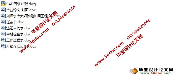 刘坪水库除险加固工程设计(含CAD图)