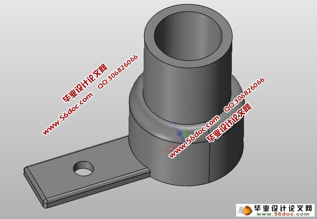 连接座产品三维造型及注塑模具设计(含CAD图,UG三维图)