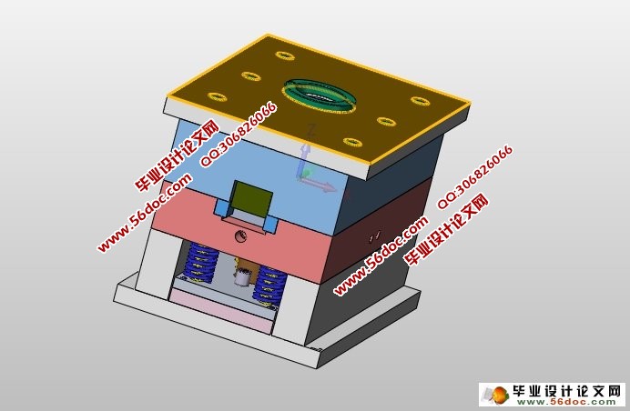 电器盖模具设计与制造(含CAD图,UG三维图)