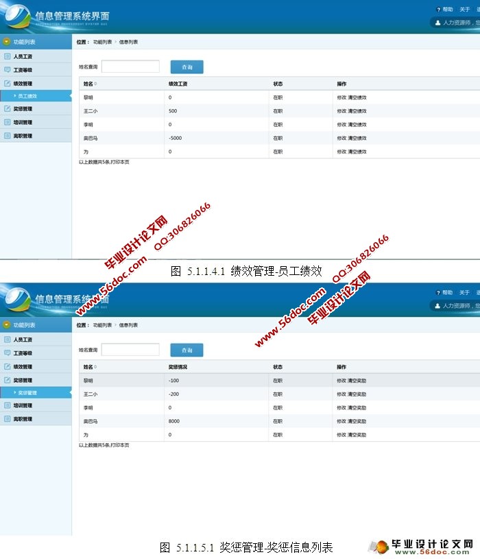 公司人力资源管理系统的设计与实现(JSP,MySQL)