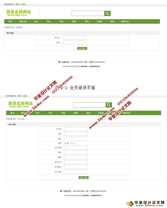 旅游见闻发布及评论网站设计与实现(SSH,MySQL)(含录像)