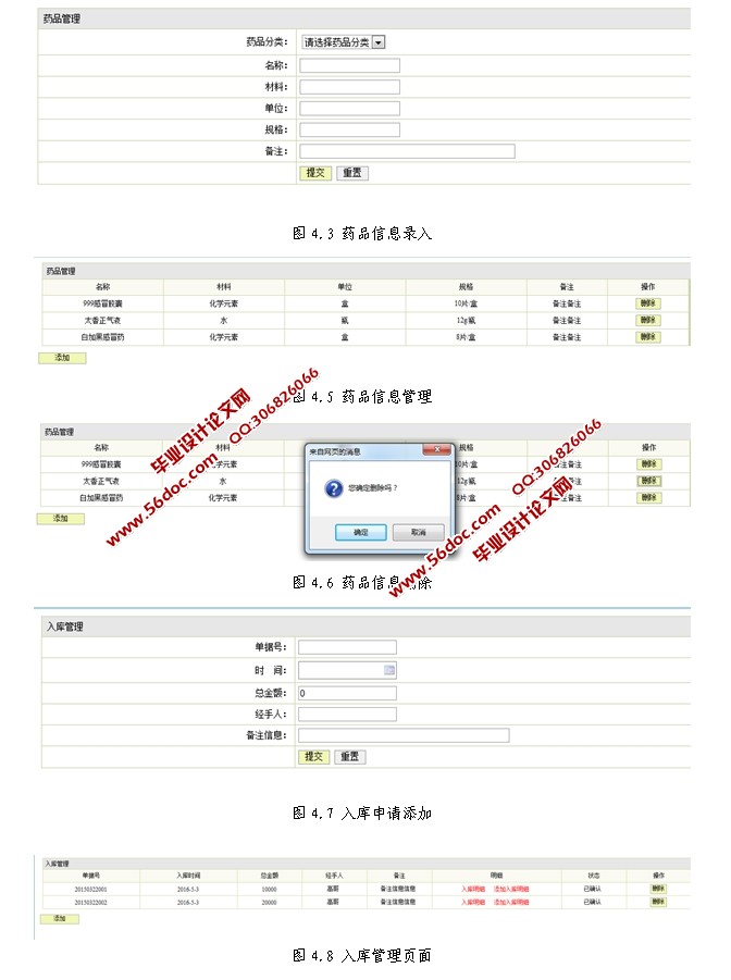 药店药品管理系统的设计与实现(SSH,MySQL)