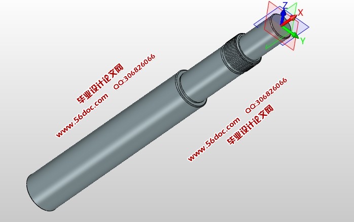 典型轴零件数控车削加工工艺及编程(含CAD,UG三维图)