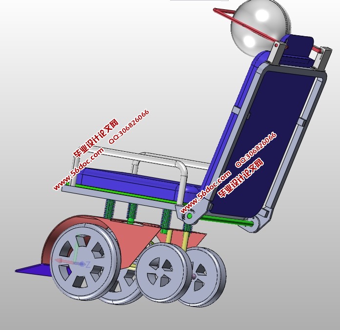 带头罩躺椅的设计(含CAD零件装配图,SolidWorks,IGS三维图)