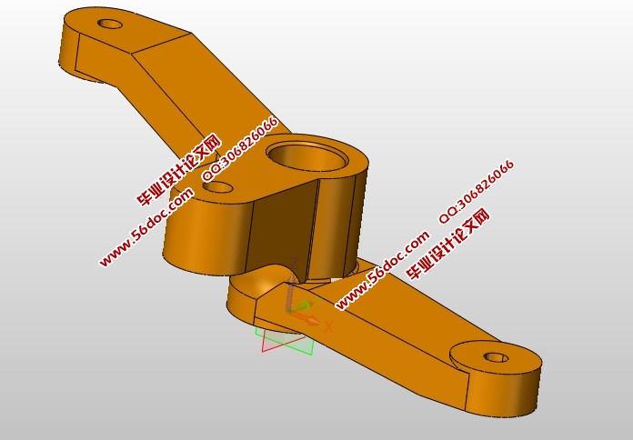 等臂杠杆课程设计(含UG,SolidWorks,IGS三维图)