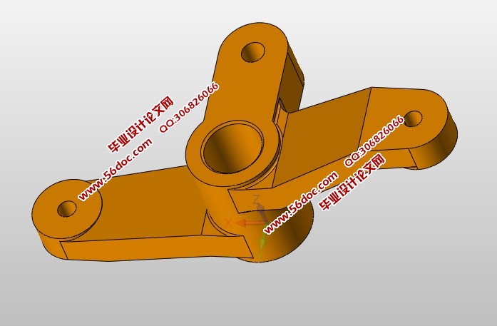 等臂杠杆课程设计(含UG,SolidWorks,IGS三维图)