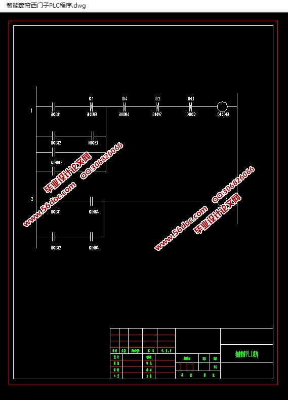 基于PLC的智能窗帘控制系统设计(含CAD图,SolidWorks三维图)