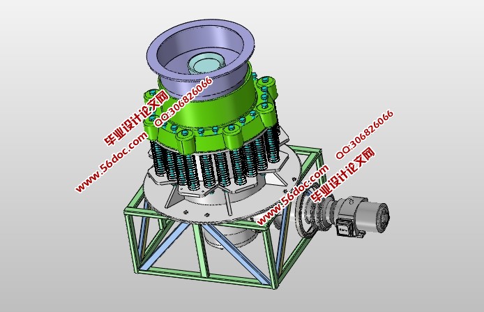 圆锥破碎机的设计(含CAD图,SolidWorks三维图)